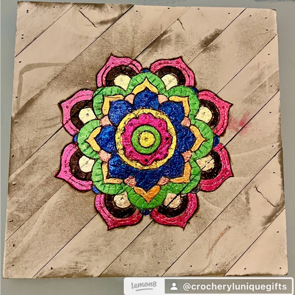 Colorful Mandala Wall Art